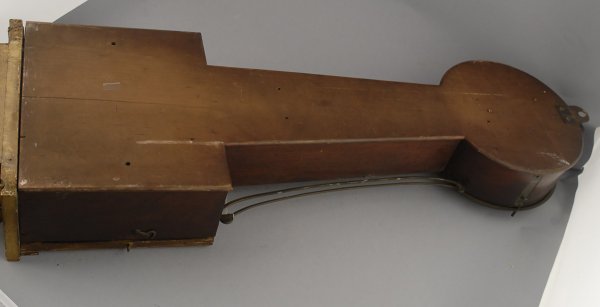 A 19th C Banjo Clock, having a mahogany case, a p - 2
