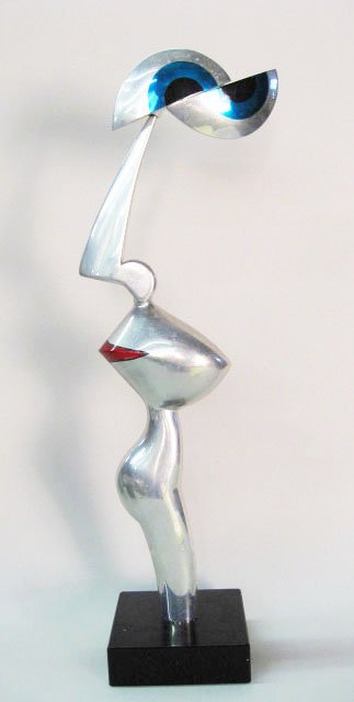 A Bryan Mavor Original "Blue Eyed Nude" Sculpture