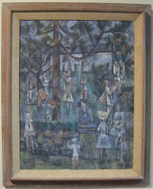 Fletcher Martin Oil on Canvas