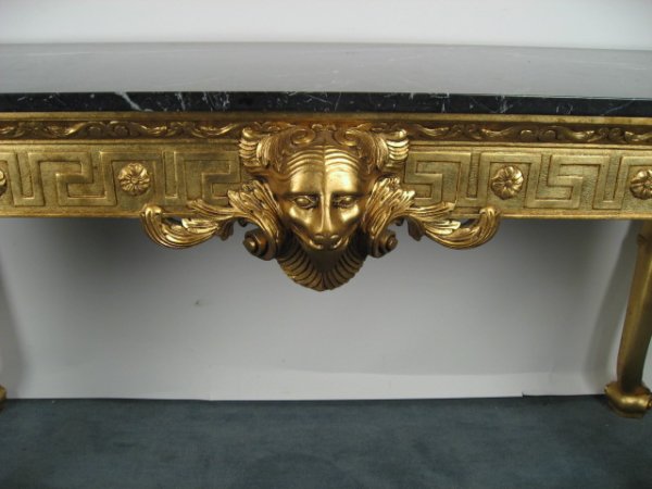 Walker & Zanger Marble Top Console Table - 4