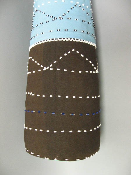 Zulu Tribal Fertility Doll with beads and rings, - 3