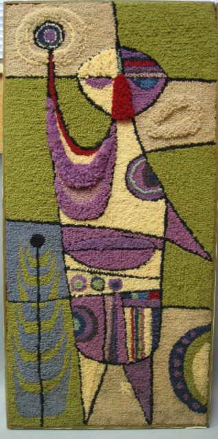 Bill Hinz Style Modern Woven Figure