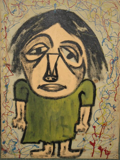 Oil on Canvas-Sad Girl