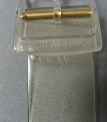 Swatch Watch with Clear Transparent Band - 3