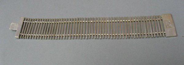 Sterling "Train Track" Bracelet from Mexico
