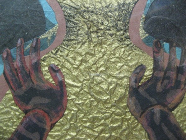 Judy McLeod "Gemini" Mixed Media on Paper. - 2