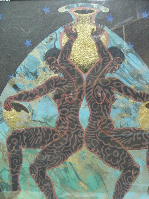Judy McLeod "Gemini" Mixed Media on Paper. - 4
