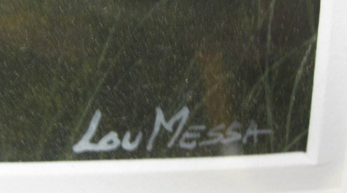 Lou Messa Watercolor of Virginia Farm Scene - 4