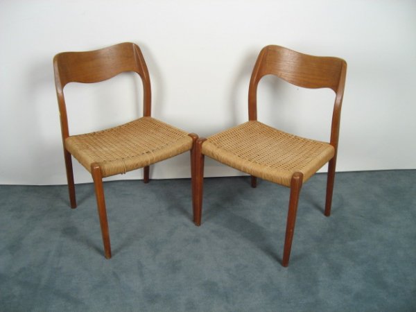 Mollier Bentwood and Rush Chairs