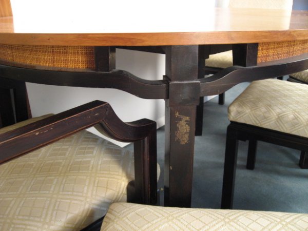 Table and Six Chairs - 8