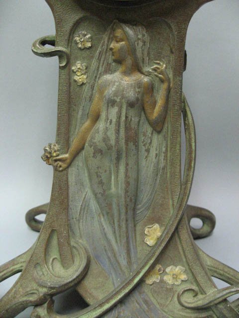 Ansonia Clock Co. Art Nouveau Mantle Clock - 6