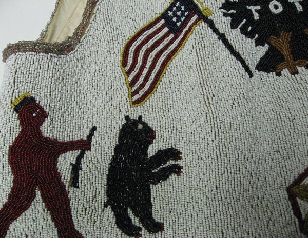 Native American Beaded Vest - 5