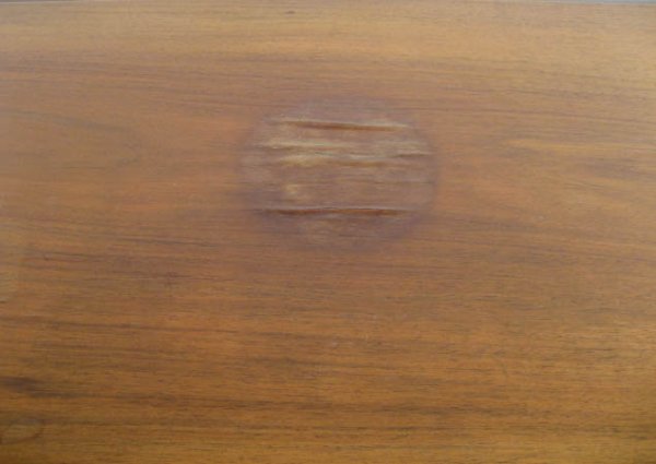 Teak Danish Modern Cabinet w/ glass doors - 4