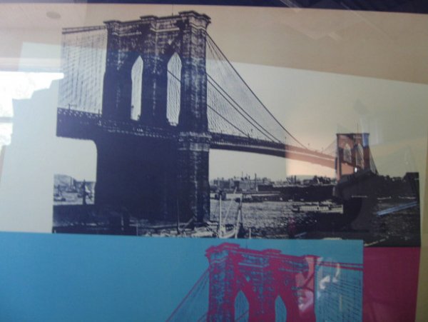 Andy Warhol Serigraph Poster "The Brooklyn Bridge - 2