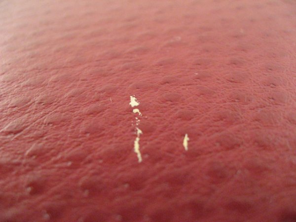 Rolling Leather Footstool - 5