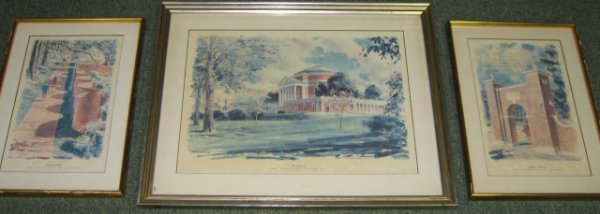 Ralph Avery- 3 UVA Prints