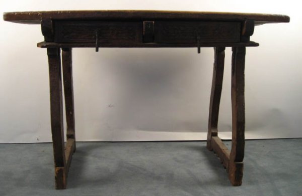 An Early Spanish Table, - 3