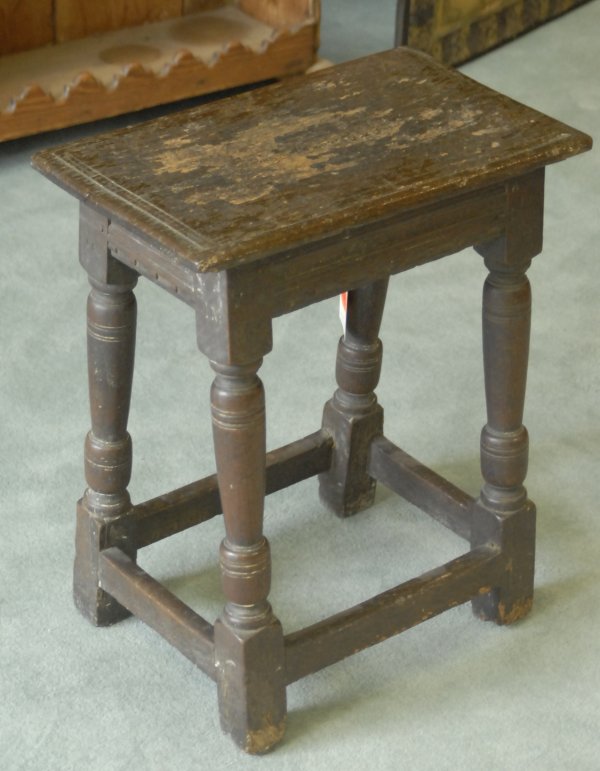 An Early Joint Stool, - 2