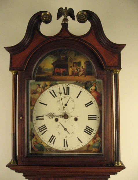 An E 19th C Scottish Tall Case Clock, - 3