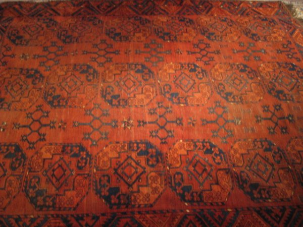 Antique Ersari Turkoman Rug - 2