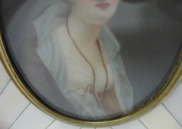 A 19th C Miniature Portrait - 5
