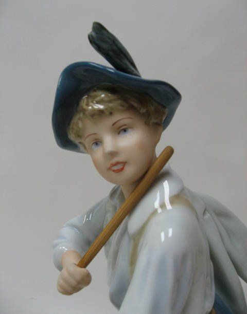 A Royal Dux Porcelain Figure, - 3
