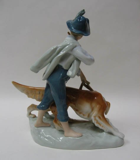 A Royal Dux Porcelain Figure, - 4
