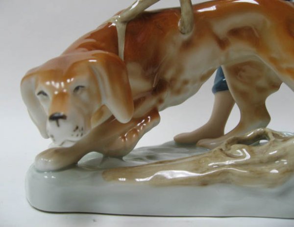 A Royal Dux Porcelain Figure, - 5