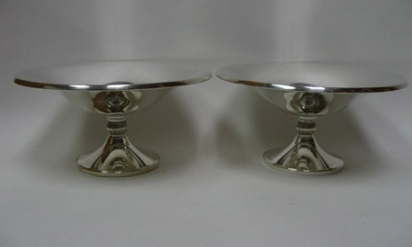 A Pair of Gorham Sterling Compotes,