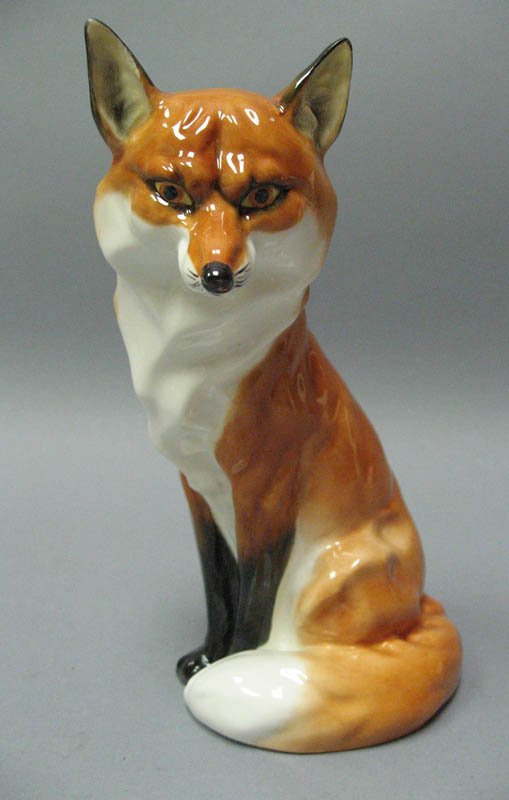 Royal Worcester Fox Figure,