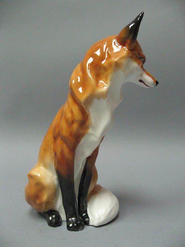 Royal Worcester Fox Figure, - 3