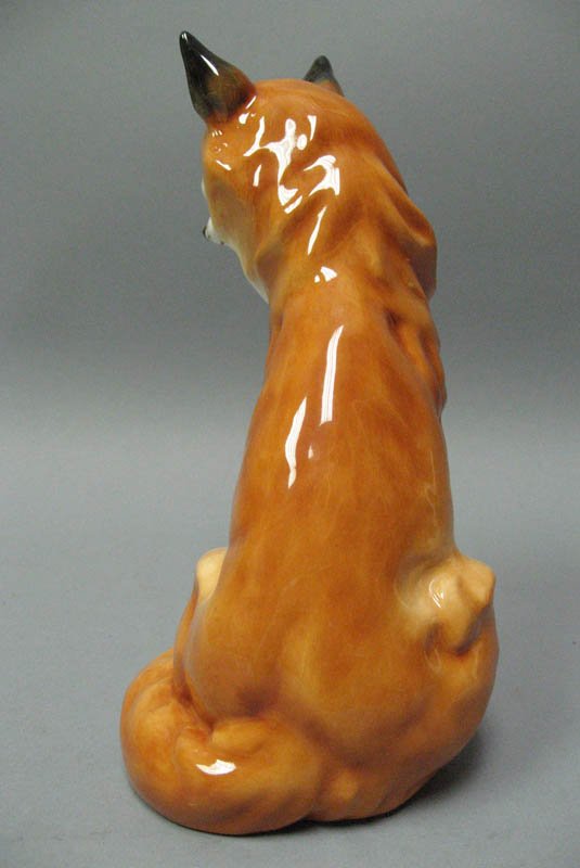 Royal Worcester Fox Figure, - 4