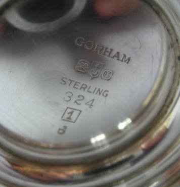 A Pair of Gorham Sterling Mustard Pots, - 2