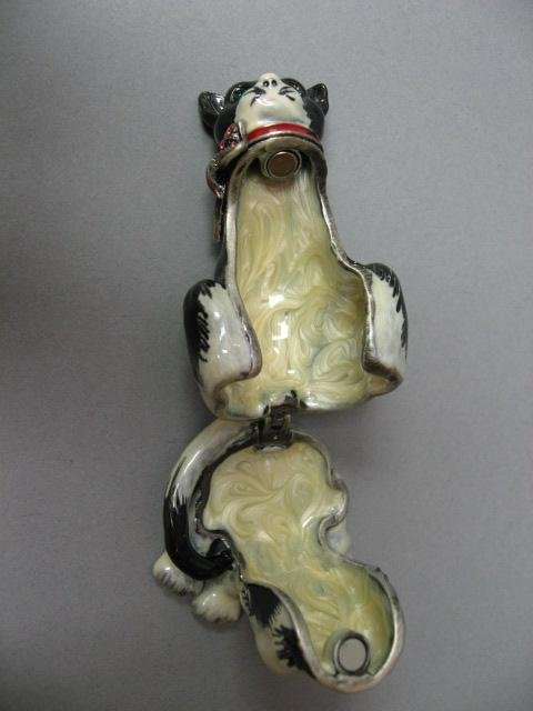 Enameled and Jeweled Cat Gift Box - 2