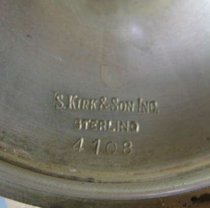 Eight S. Kirk & Son Sterling Goblets, - 3