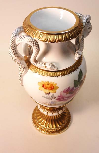 A Pair of 19th C Meissen Vases, - 8