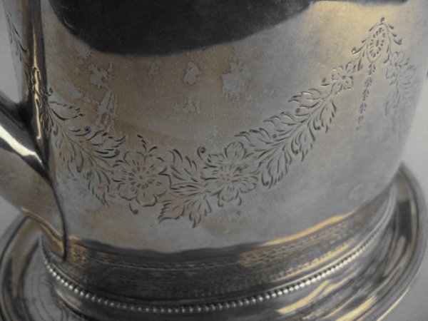 A George III Sterling Teapot and Stand, - 5