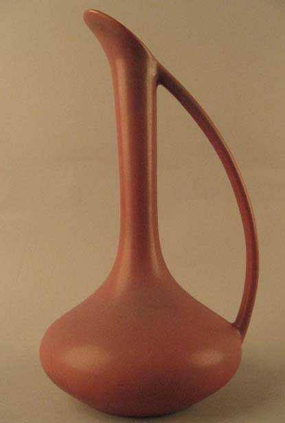 Van Briggle Ewer in mauve color,