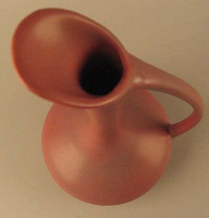 Van Briggle Ewer in mauve color, - 2