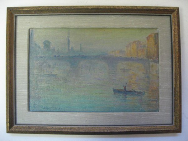 An Eliot Clark Oil on Canvas Painting, - 2