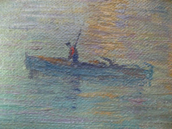 An Eliot Clark Oil on Canvas Painting, - 5