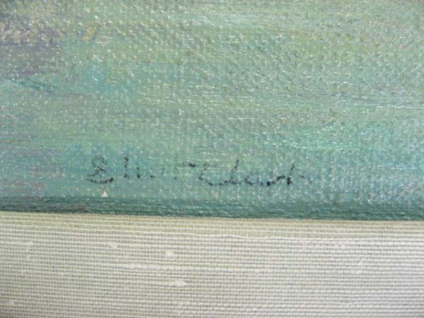 An Eliot Clark Oil on Canvas Painting, - 8