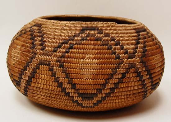 A Native American Basket Bowl,