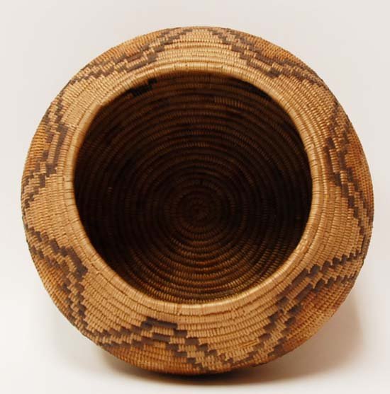 A Native American Basket Bowl, - 4