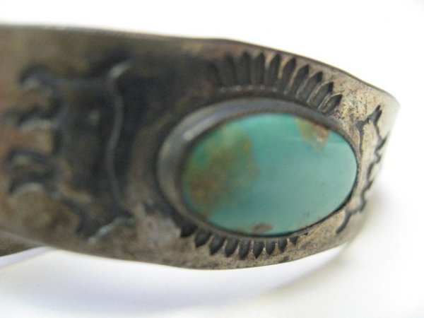Two Early Southwestern Sterling Bracelets, - 3