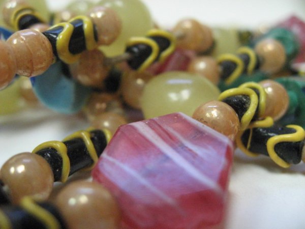Two Ethnic Beaded Necklaces - 10