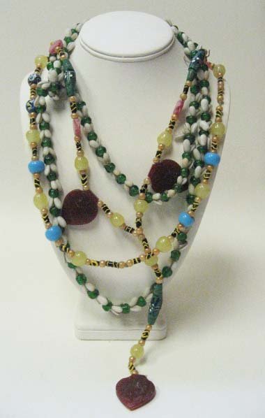 Two Ethnic Beaded Necklaces