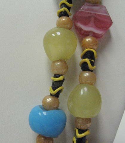 Two Ethnic Beaded Necklaces - 7