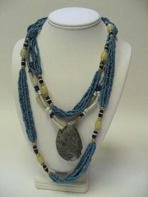 Two Native American Beaded Necklaces:
