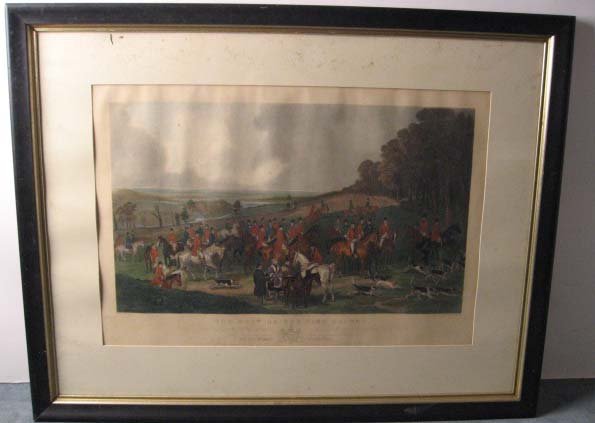 Two Large English Hunt Prints, - 3